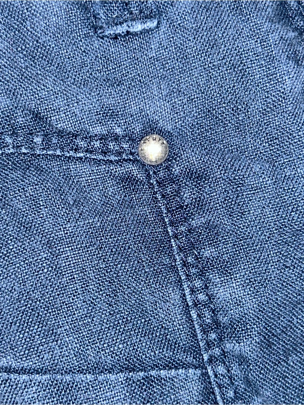 100% Linen Made in Germany Women's Dark Blue Midi A-Line Skirt - Picture 6 of 9